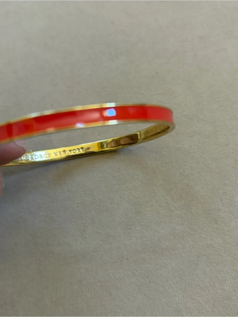 Kate Spade Enamel “Take Heart” Bangle